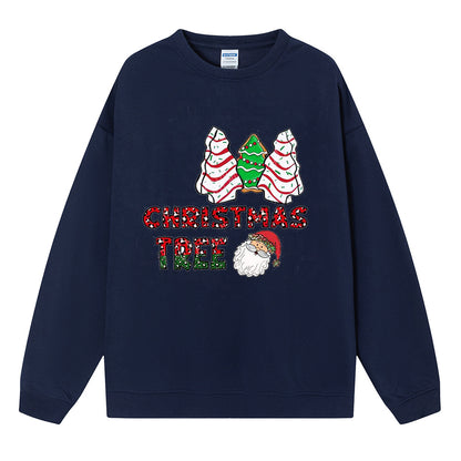Christmas tree cake Christmas tree print hoodie