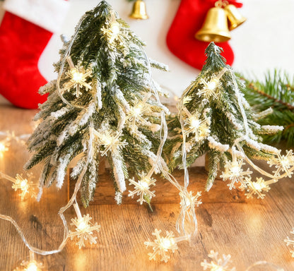 Christmas Snowflake Light - Warm Color Christmas Light LED String
