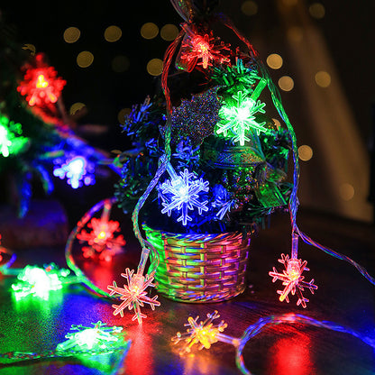 Christmas Snowflake Light - Colorful Christmas Light LED String